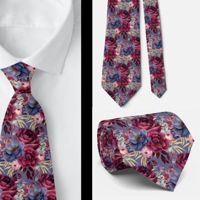 Gentleman's Tie | Wedding & Event Floral Necktie (Creator Uploaded)