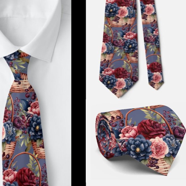 Gentleman's Tie | Wedding & Event Floral Necktie (Creator Uploaded)