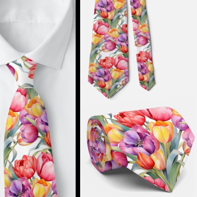 Gentleman's Tie | Wedding & Event Floral Necktie (Creator Uploaded)