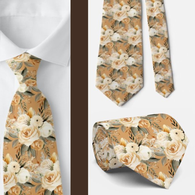 Gentleman's Tie | Wedding & Event Floral Necktie (Creator Uploaded)