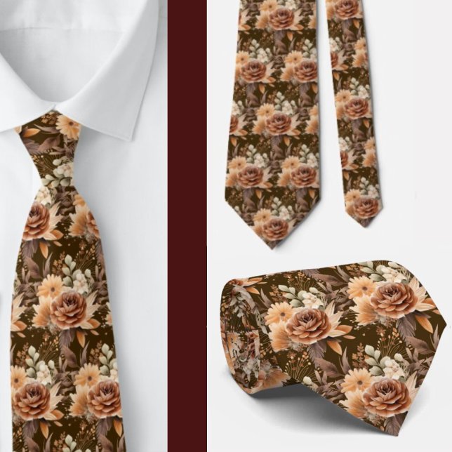 Gentleman's Tie | Wedding & Event Floral Necktie (Creator Uploaded)