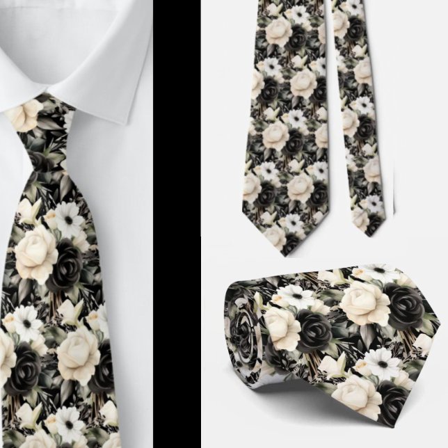 Gentleman's Tie | Wedding & Event Floral Necktie (Creator Uploaded)