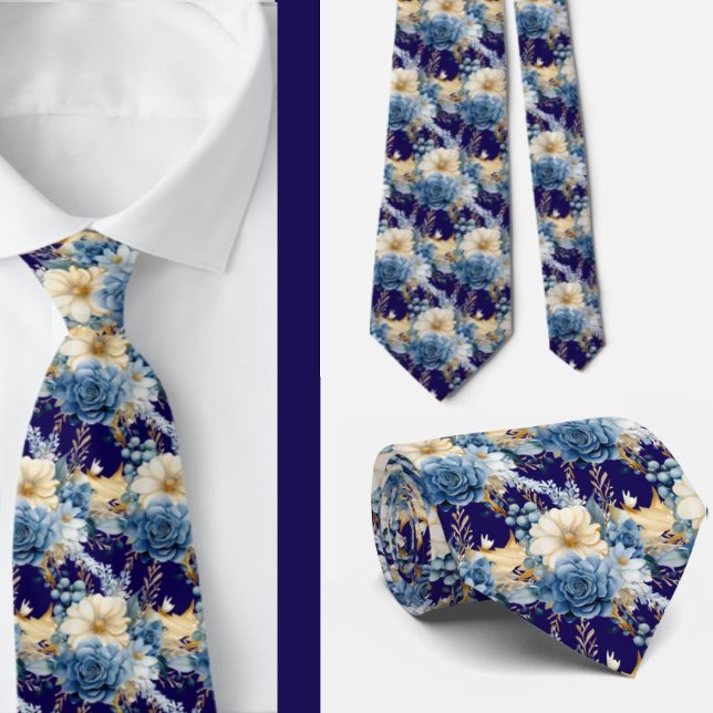 Gentleman's Tie | Wedding & Event Floral Necktie (Creator Uploaded)