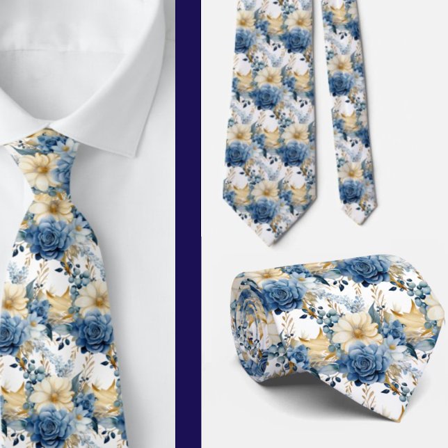 Gentleman's Tie | Wedding & Event Floral Necktie (Creator Uploaded)