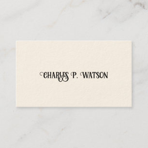 Gentleman's Victorian Calling Cards