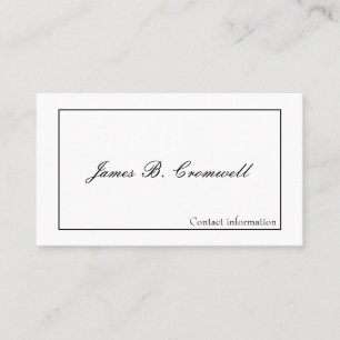 Gentleman's Victorian Calling Cards