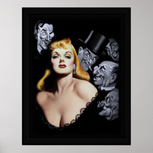 Gentlemen Prefer Blondes by Earle Kulp Bergey Poster