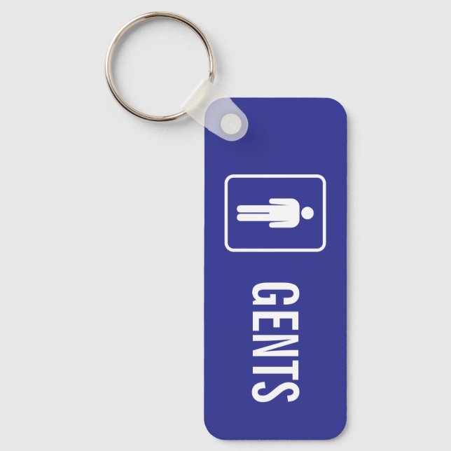 gentlemen Toilet Keychain (Front)