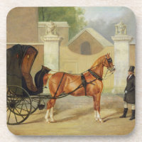 Gentlemen's Carriages: A Cabriolet, c.1820-30 (oil