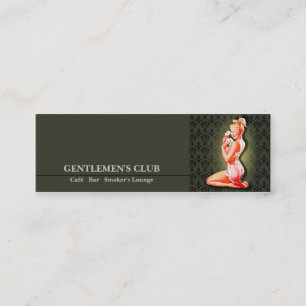 Gentlemen's Club - Card, Business, Calling Mini Business Card