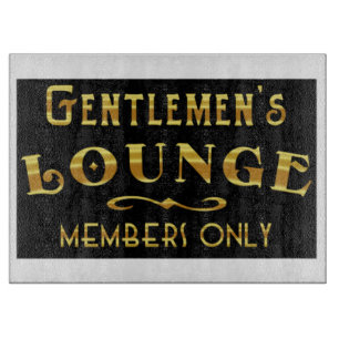 Gentlemen's lounge cutting board