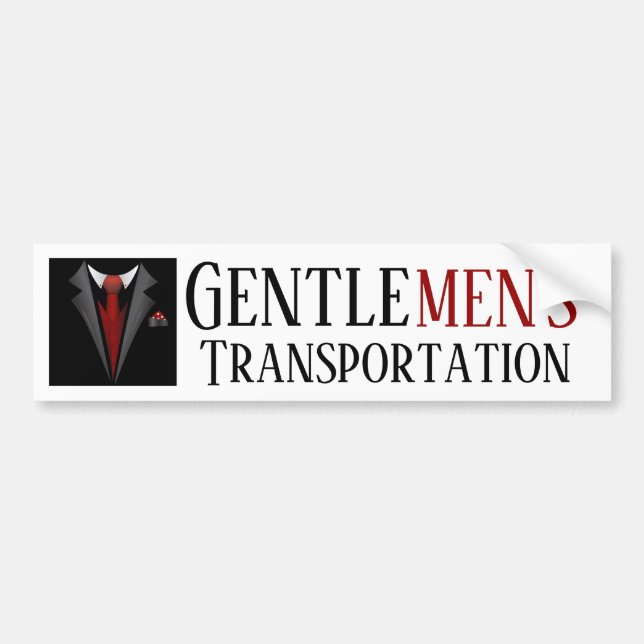 Gentlemen's Transportation Sticker (Front)