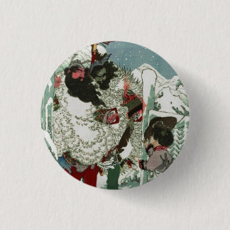Gentoku Visiting Komei In the Snow (2:3) 3 Cm Round Badge