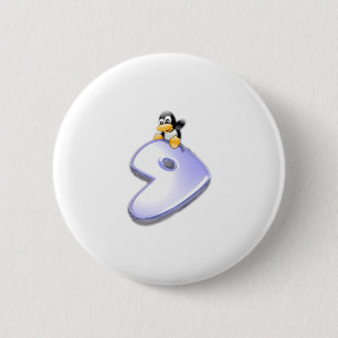 Gentoo Linux 6 Cm Round Badge