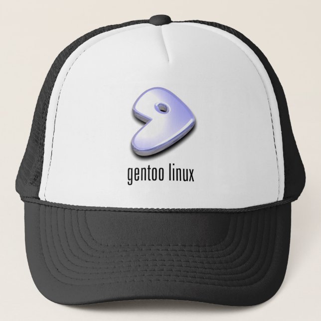 gentoo Linux Logo Trucker Hat (Front)