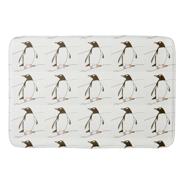 Gentoo Penguin Bathmat (Front)
