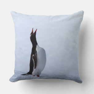 Gentoo penguin cushion