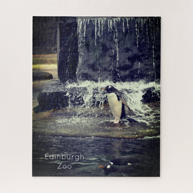Gentoo Penguin & Friends Edinburgh Zoo Scotland Po Jigsaw Puzzle (Vertical)