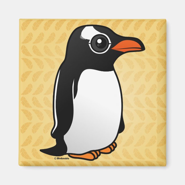 Gentoo Penguin Magnet (Front)
