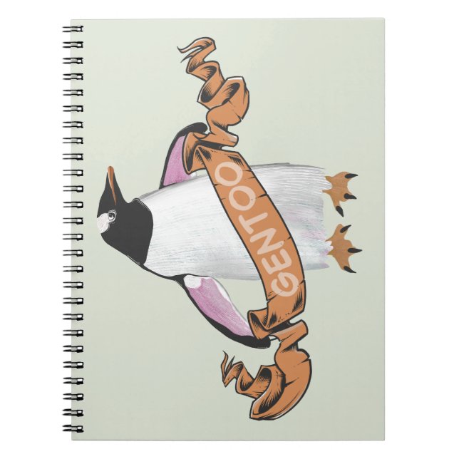 Gentoo penguin notebook (Front)