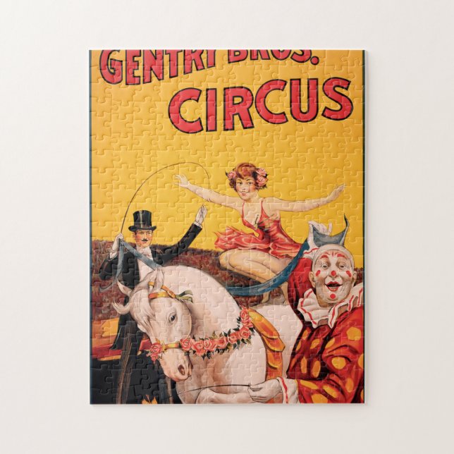 Gentry Bros. Circus Jigsaw Puzzle (Vertical)