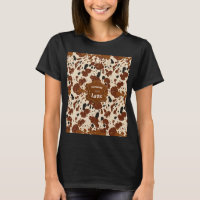 Genuine 100% Latte Cowhide Pattern | Neutral