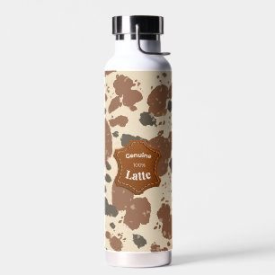 Genuine 100% Latte Mug Cowhide Coffee Aesthetic Water Bottle