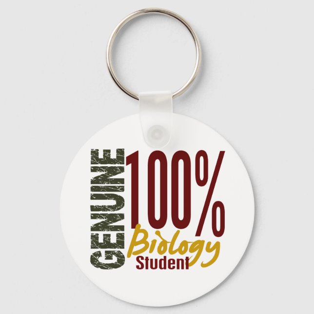 Genuine Biology Student Key Ring (Front)