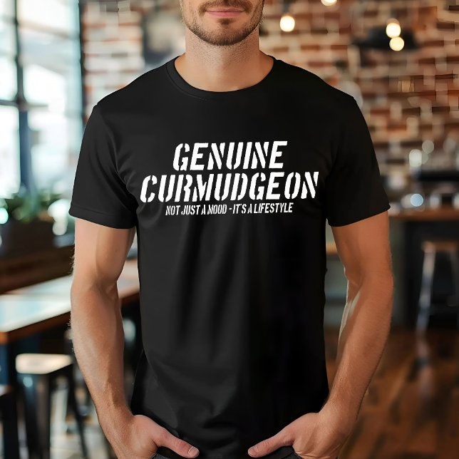 Genuine Curmudgeon Just A Mood It's A Lifestyle T-Shirt (Creator Uploaded)