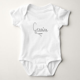 Genuine cute funny hand writing baby bodysuit
