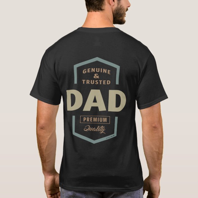 Genuine Dad T-Shirt (Back)
