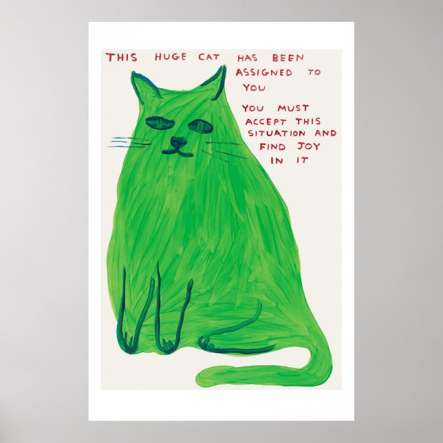 Genuine David Shrigley poster (Front)