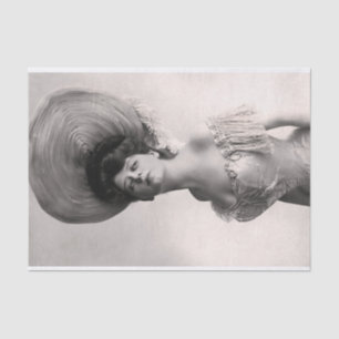 Genuine (Not AI) Photograph of a Victorian Woman Tissue Paper