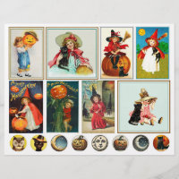 Genuine (not AI) Vintage Halloween Children