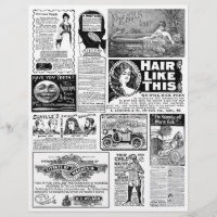 Genuine (not AI) Vintage Quack Newspaper Ads
