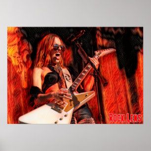 GENUINE ROCK LENS POTER POSTER