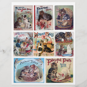 Genuine Vintage Victorian Children's Book Covers