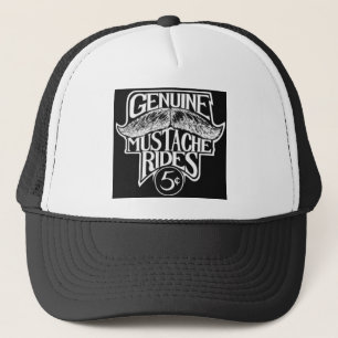 GenuineMustacheRides.jpg Trucker Hat
