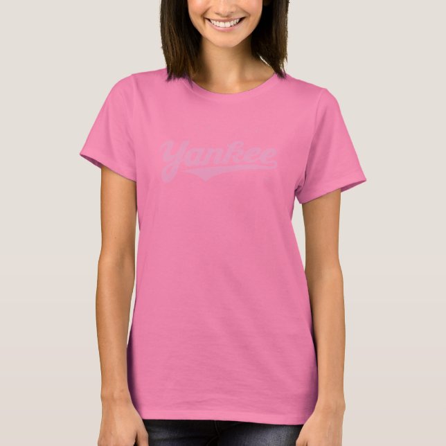 GenuineTee - Yankee (pink) T-Shirt (Front)
