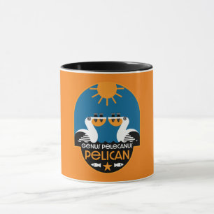 Genus Pelecanus Bird Art Mug