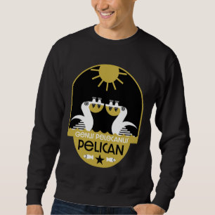 Genus Pelecanus Bird Art Sweatshirt