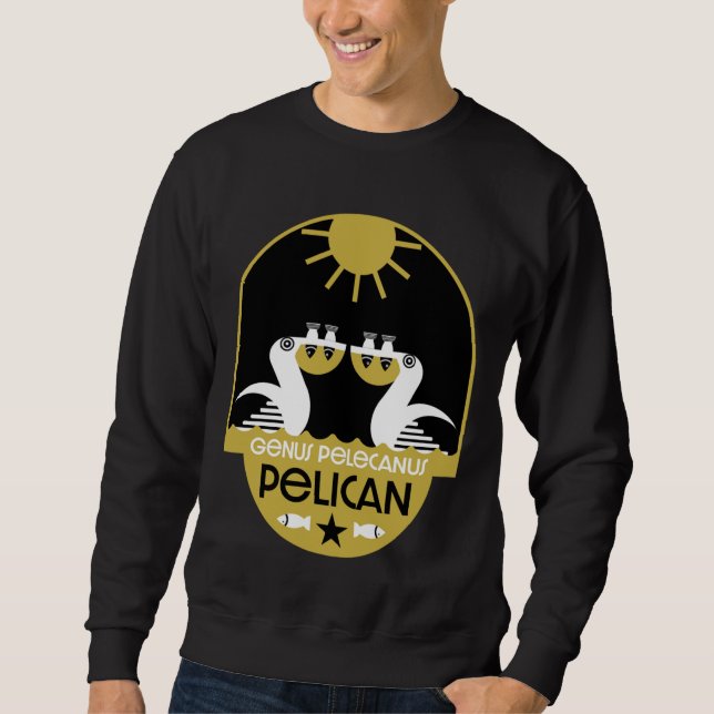Genus Pelecanus Bird Art      Sweatshirt (Front)