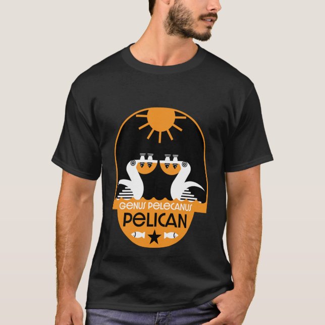 Genus Pelecanus Bird Art     T-Shirt (Front)