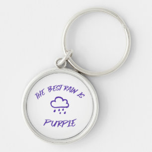 GenX The Best Rain is Purple  Key Ring