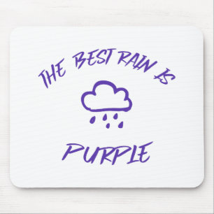 GenX The Best Rain is Purple Mouse Pad