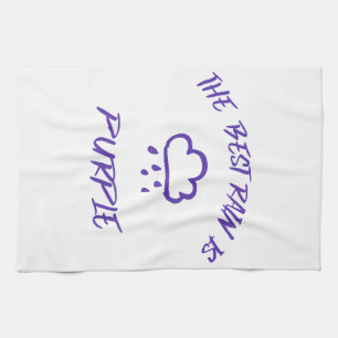 GenX The Best Rain is Purple  Tea Towel