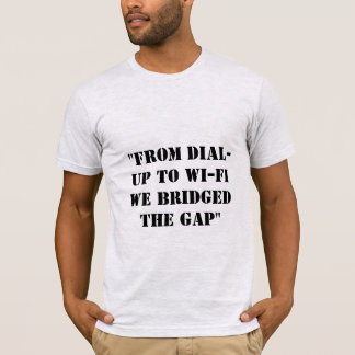 genz to Millennial slogan in ash grey  T-Shirt
