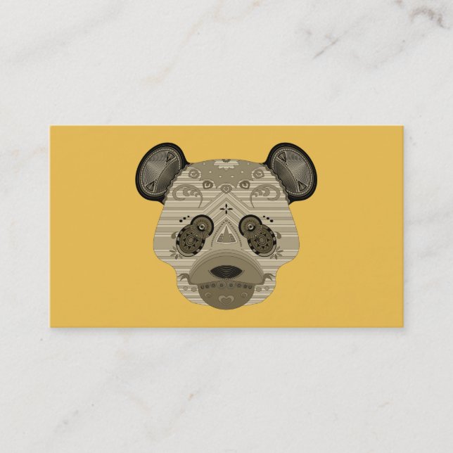 geo bear business card (Front)