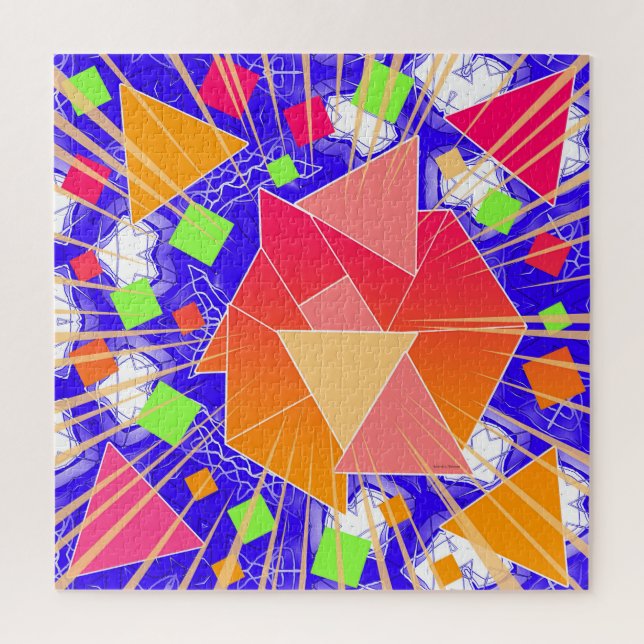 Geo Blast Jigsaw Puzzle (Vertical)
