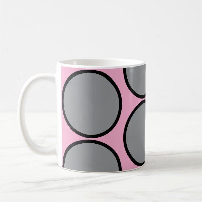 " Geo Circle"  Coffee Mug (Left)